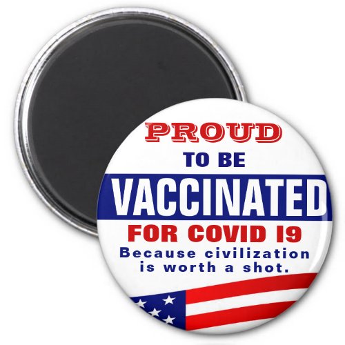 Covid 19 Vaccination  Magnet