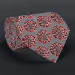 Covid 19 Virus Neck Tie<br><div class="desc">Covid 19 Virus necktie see the photo of the virus worked into the tie design. The photo shown has neutral gray background. but I believe you can change the color of the background through Zazzle if need be. gifts for Dr's, nurses, medical personal or get well soon patient gifts.</div>