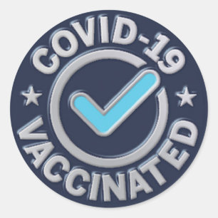 Covid-9 Vaccinated Sticker