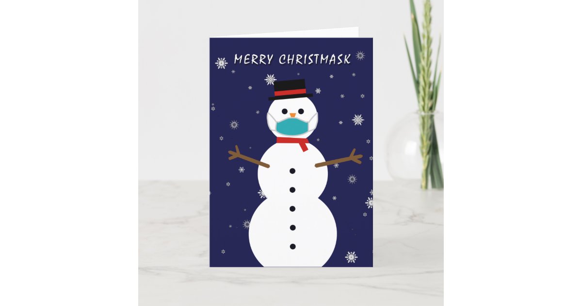 Covid Christmas card | Zazzle