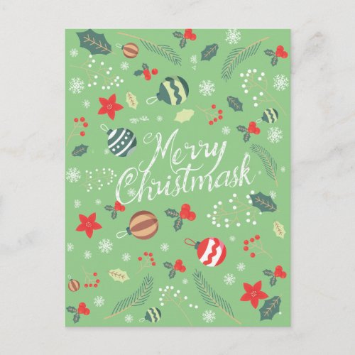 Covid Christmas Postcard