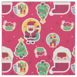 covid face mask santa tree fabric