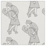 covid face mask ww2 kissing couple fabric