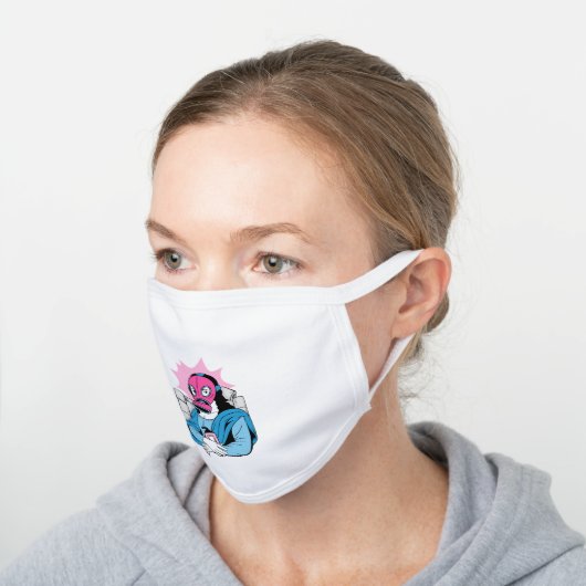 covid gas face mask mona lisa funny  (Angled)