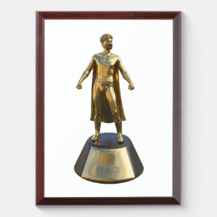 COVID Hero Award (Male) Plaque
