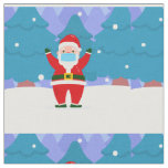 covid merry christmas face mask santa claus fabric