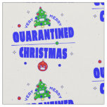 covid merry christmas tree lockdown quarantine fabric