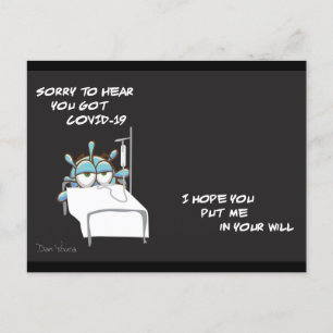 COVID Postcard #2 in a series by artist Dan Youra