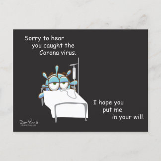 COVID Postcard #2 in CORONA series by Dan Youra