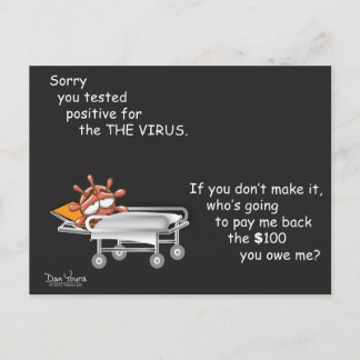 COVID Postcard #7 in CORONA series by Dan Youra