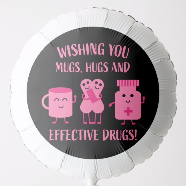 Covid Recovery Get Well Soon   Balloon (Front)