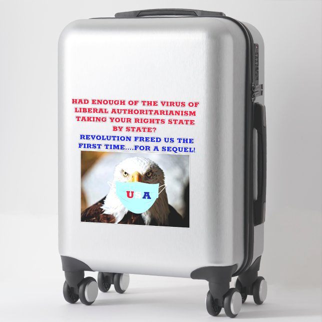 COVID REVOLT STICKER (Suitcase)