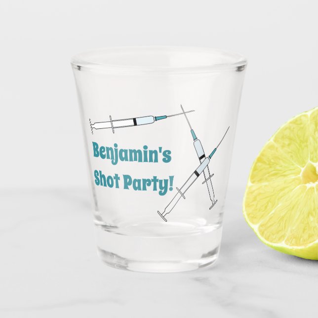 COVID Shot Party Glass (Front)
