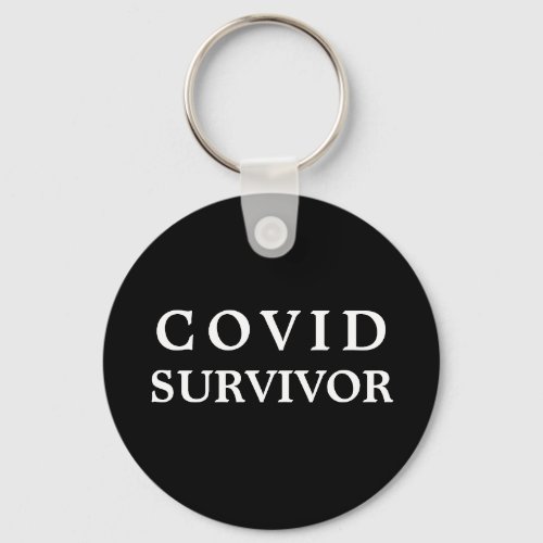 Covid Survivor _ I Survived Covid_19 Virus Keychain