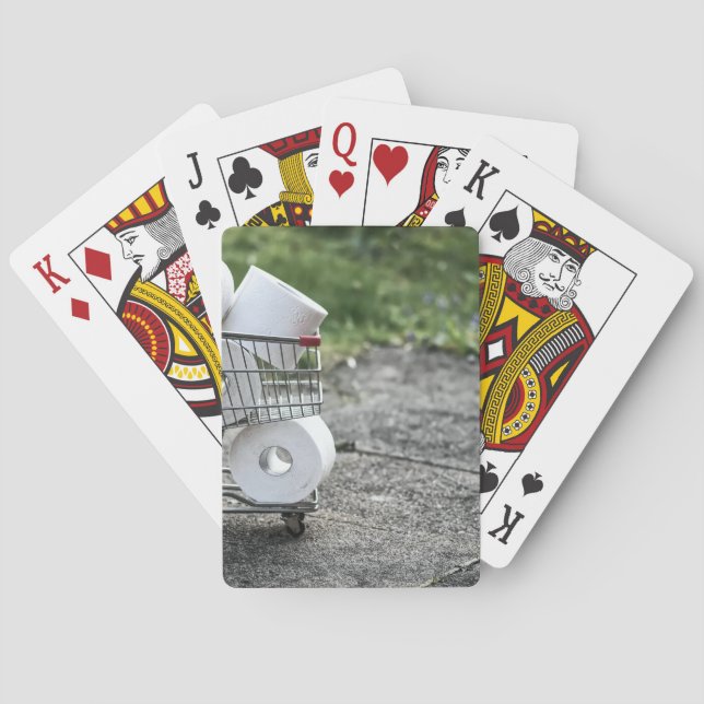 Covid Toilet Paper Shopping Poker Cards (Back)