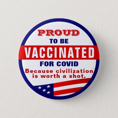 Covid Vaccination Button