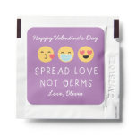 Covid Valentine Emoji Hand sanitizer - Purple Covid Valentine Emoji Hand sanitizer - Purple