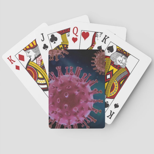 Covid Virus Biology Poker Cards (Back)