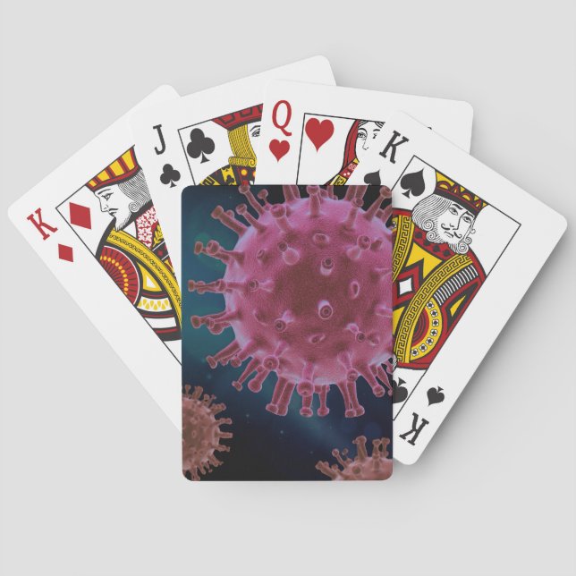 Covid Virus Biology Poker Cards (Back)