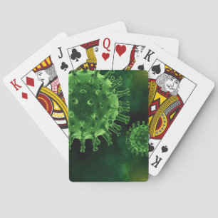 Covid Virus Pathogen Infection Poker Cards