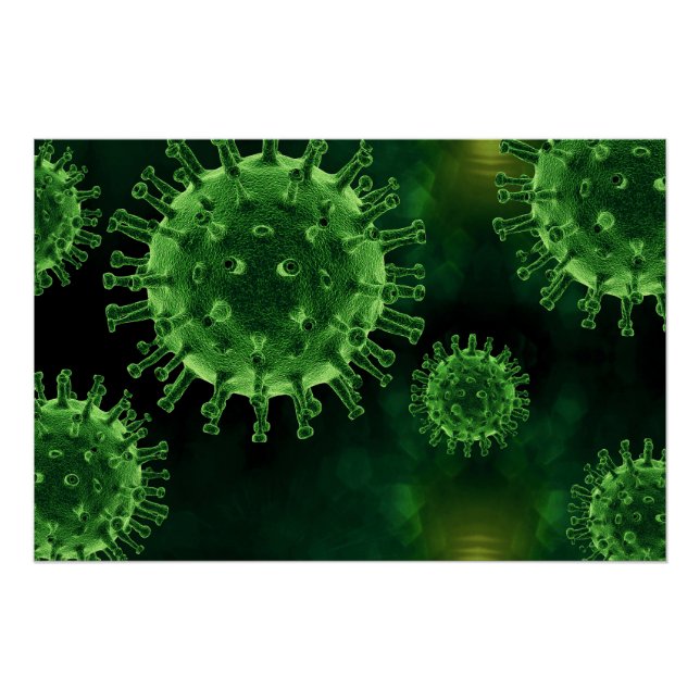 Covid Virus Pathogen Infection Poster (Front)