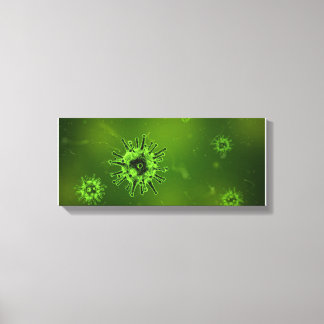 Covid Virus | Zazzle_Growshop. Canvas Print