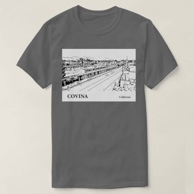 Covina California TShirt 2 (Design Front)