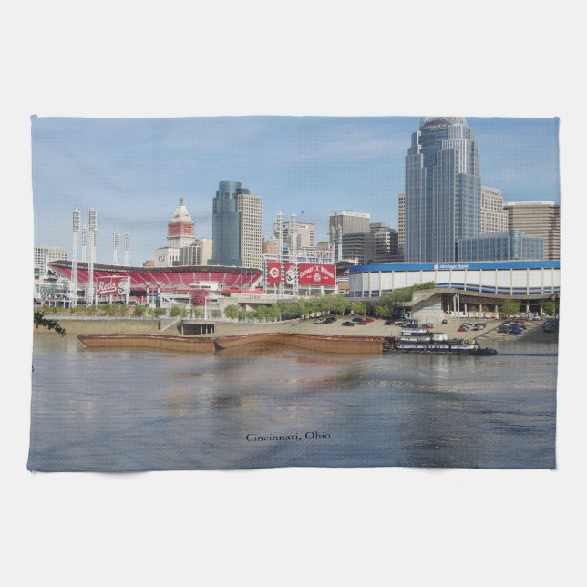 Covington & Barges kitchen towel (Horizontal)