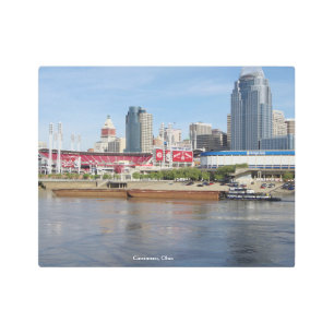 Covington & Barges metal wall art