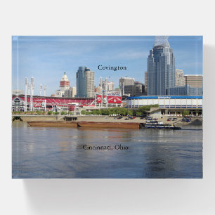 Covington & Barges paperweight