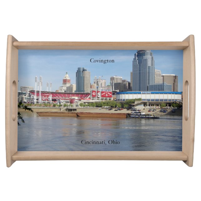 Covington & Barges serving tray (Front)