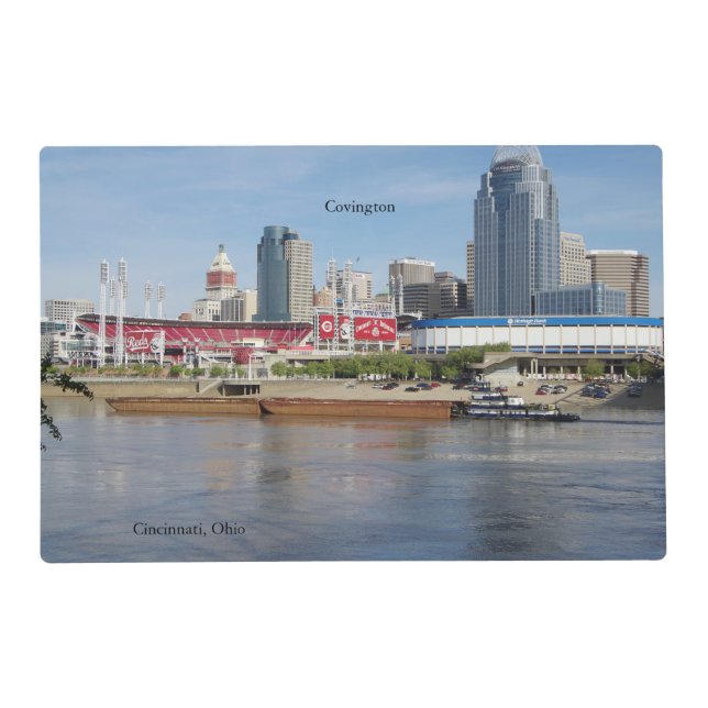 Covington laminated placemat (Front)
