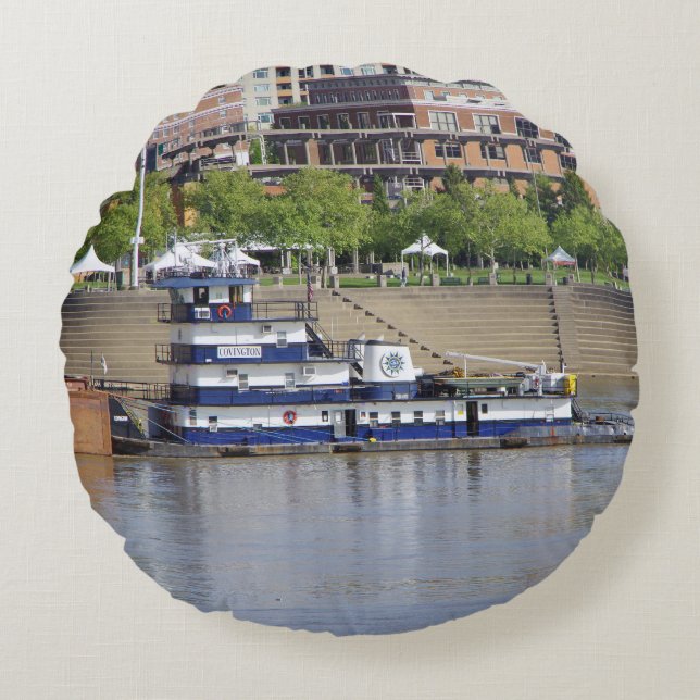 Covington round pillow (Front)