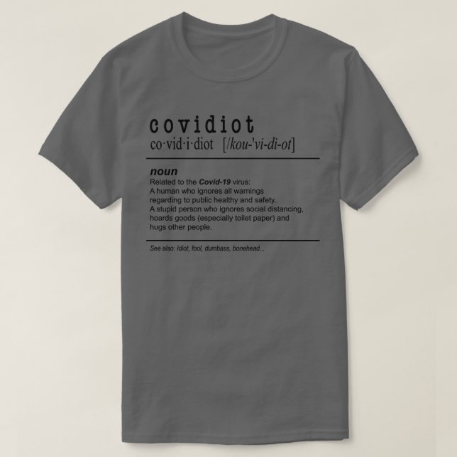 CovNoun Virus T-Shirt (Design Front)