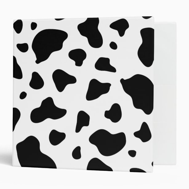 Personalize Your Own Cow Print Binder - Stay Organized Today! | Zazzle