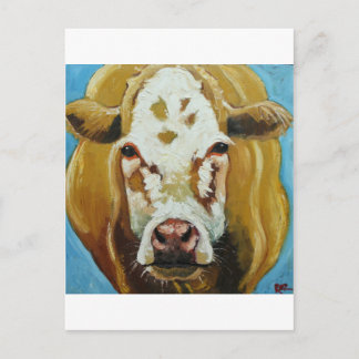 Cow#425-20x20sc Postcard