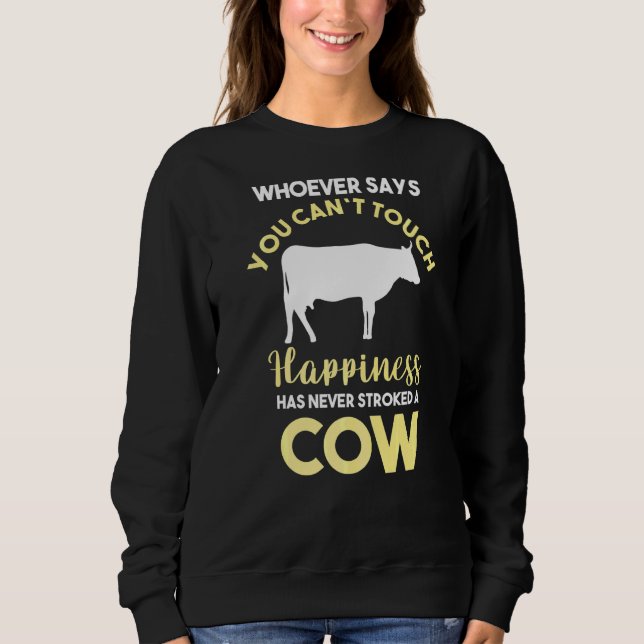 Cow  4 sweatshirt (Front)