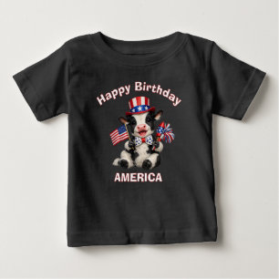 Cow (5b) Patriotic Kid T-Shirt