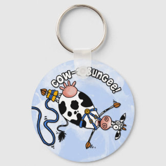 cow-a-bungee keychain