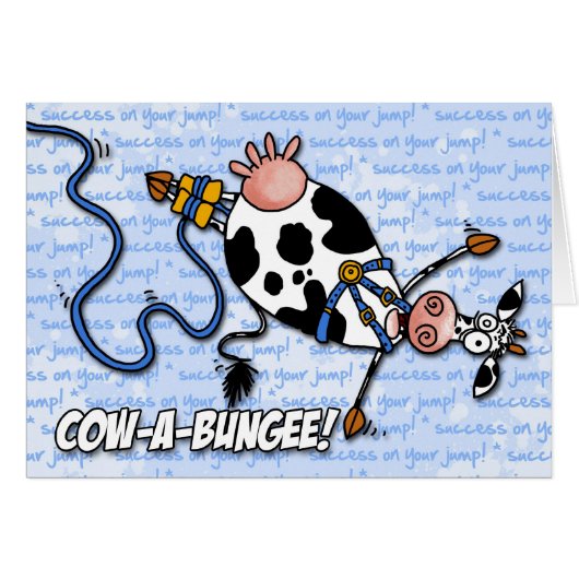 cow-a-bungee - success on your jump (Front Horizontal)