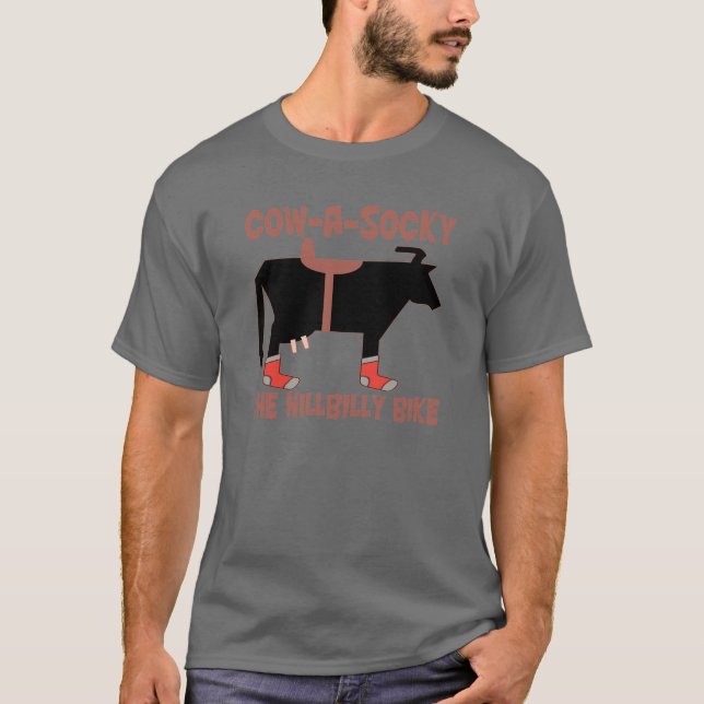 Cow A Socky T-Shirt (Front)
