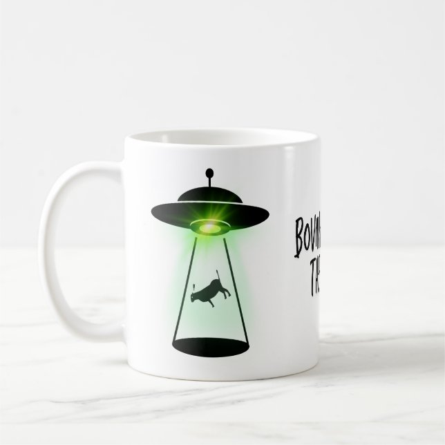 Cow Abduction Coffee Mug (Left)