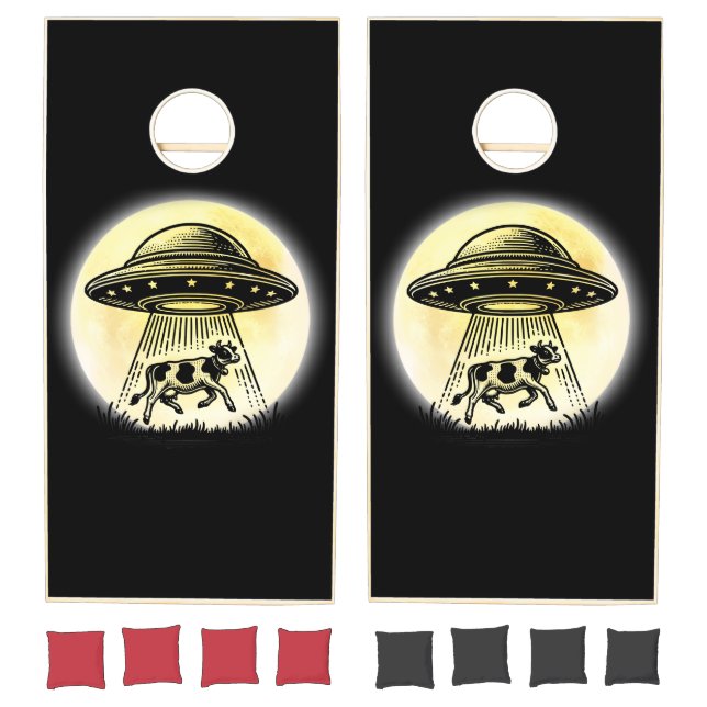 Cow Abduction Cornhole Set (Set)