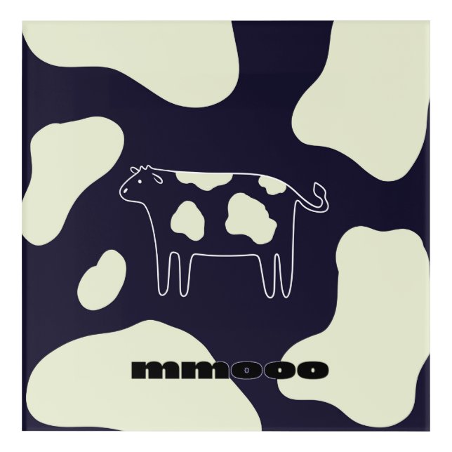 Cow Acrylic Print (Front)