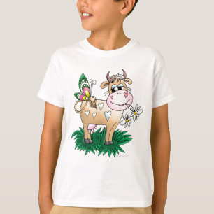 Cow and Butterfly T-Shirt