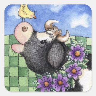 Cow and Chick - Stickers