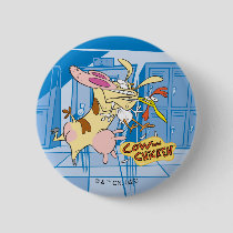 Cow and Chicken Hug Graphic Button