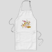 Cow and Chicken Hug Graphic Long Apron