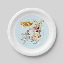 Cow and Chicken Laughing Graphic Paper Plates