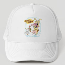 Cow and Chicken Laughing Graphic Trucker Hat